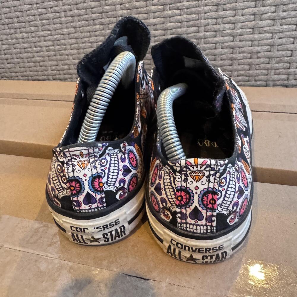Converse Chuck Taylor All Star‎ Day of the Dead Low Top Shoes W7 M5 154893F - Picture 4 of 7